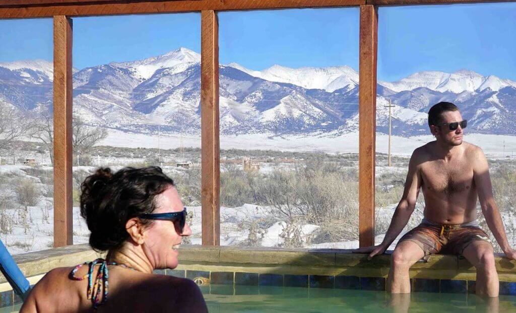 A hot pool at Joyful Journey Hot Springs • Photo courtesy of Joyful Journey