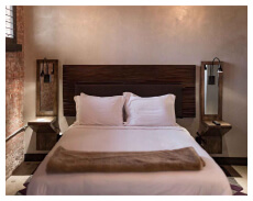 Guest "cell" at the Station on the Riverwalk • Photo by Kenny Garcia